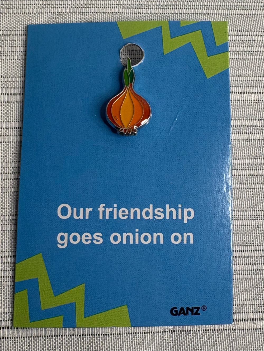 Onion GANZ Pin NWT